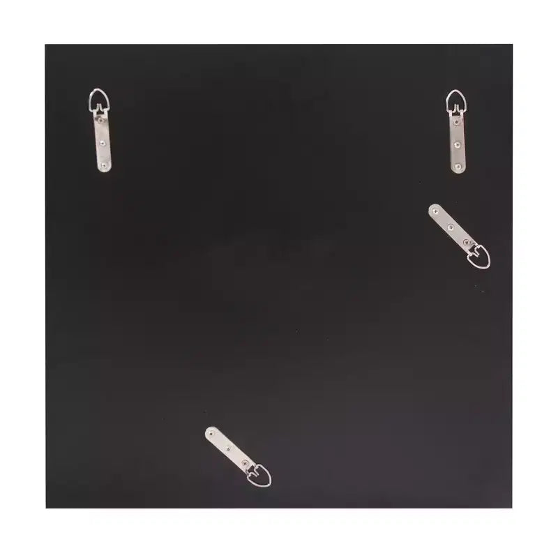 Specchio da parete Bijou Accent argento: Vetro quadrato moderno, nessun assemblaggio, montaggio a parete