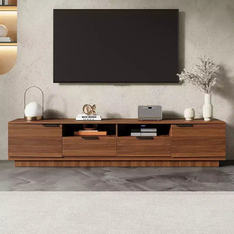 Mobile TV moderno da 78 pollici per TV fino a 85 pollici Con cassetti profondi per riporre oggetti Ideale per soggiorni