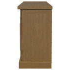 Buffet credenza da sala 4 ante nero anticato e miele