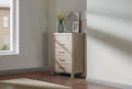 Cassettiera a 5 cassetti per camera da letto in legno di mango anticato con scomparto segreto