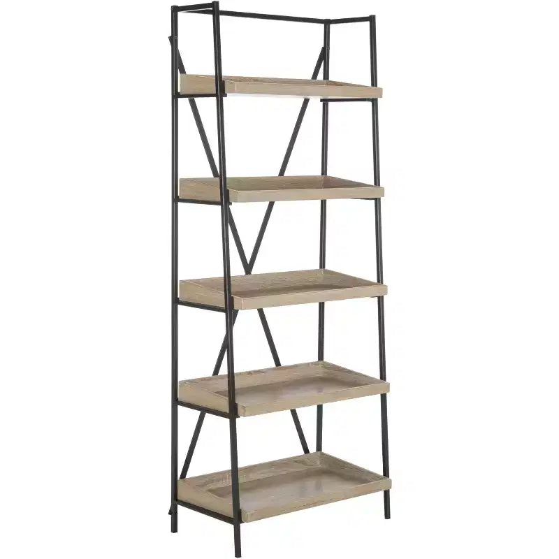 Scaffale Joel - Marrone chiaro/Nero