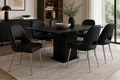 Sedia da pranzo moderna disponibile in grigio, nero e bianco