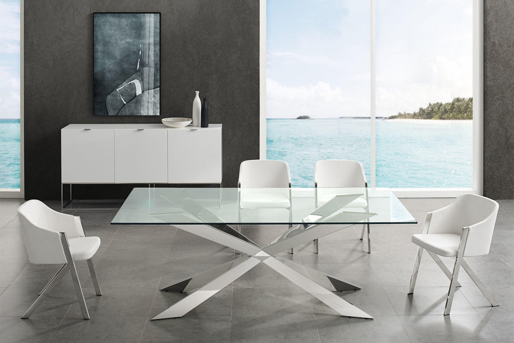 Credenza laccata color tortora lucido con base nera