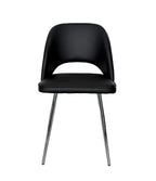 Sedia da pranzo moderna disponibile in grigio, nero e bianco