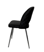 Sedia da pranzo moderna disponibile in grigio, nero e bianco