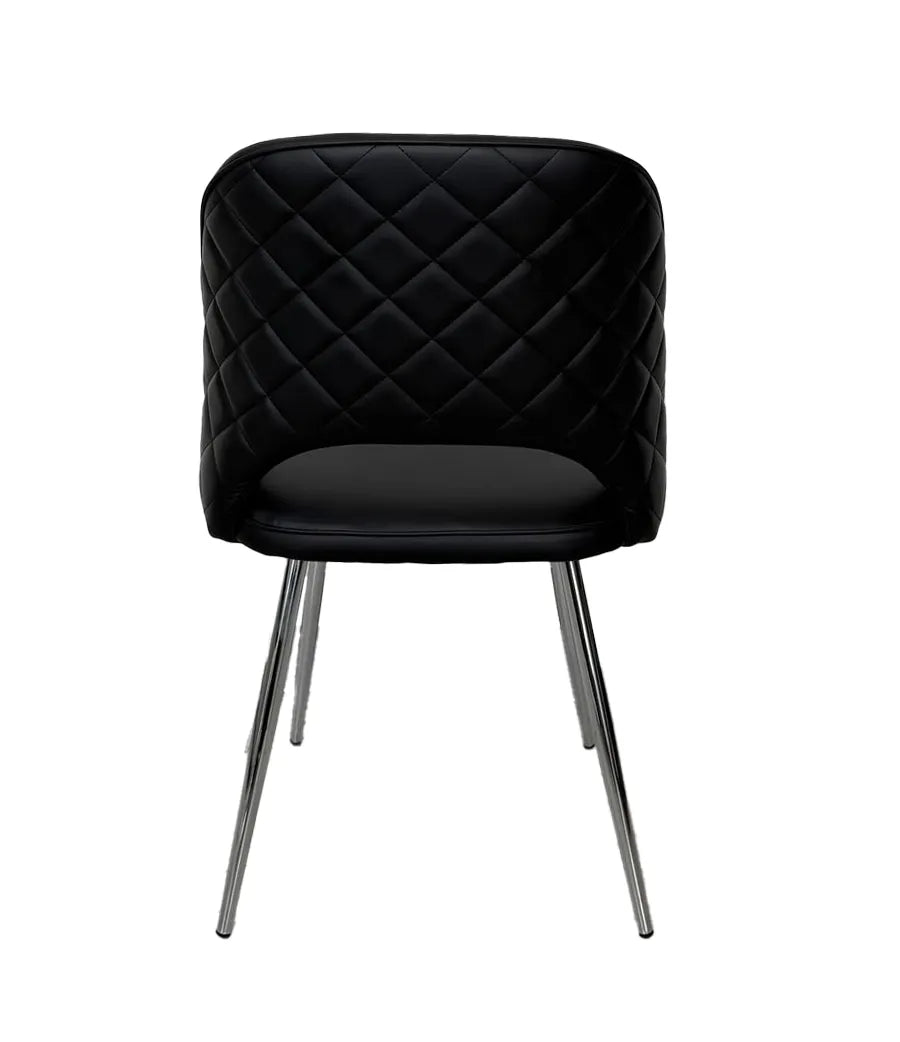Sedia da pranzo moderna disponibile in grigio, nero e bianco