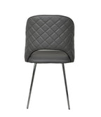 Sedia da pranzo moderna disponibile in grigio, nero e bianco