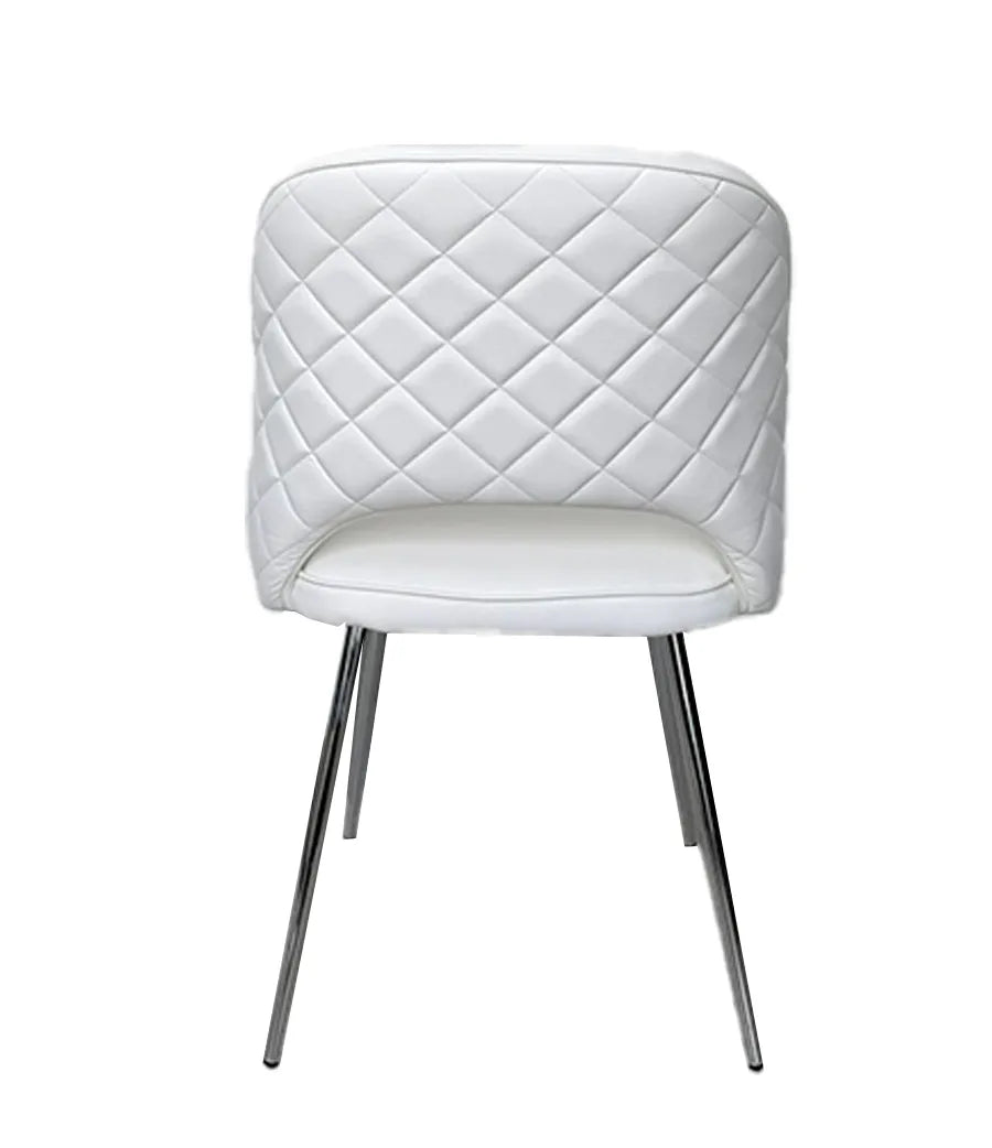 Sedia da pranzo moderna disponibile in grigio, nero e bianco