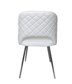 Sedia da pranzo moderna disponibile in grigio, nero e bianco